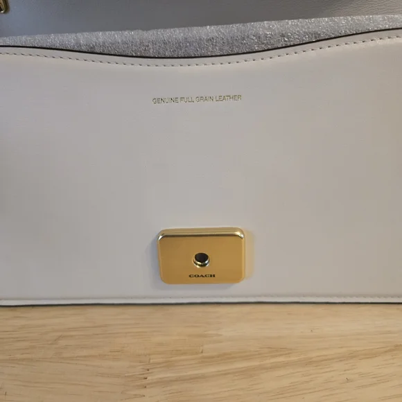 Coach Lux Bandit Shoulder Bag – Ivory (Style CC416) - Picture 7 of 9